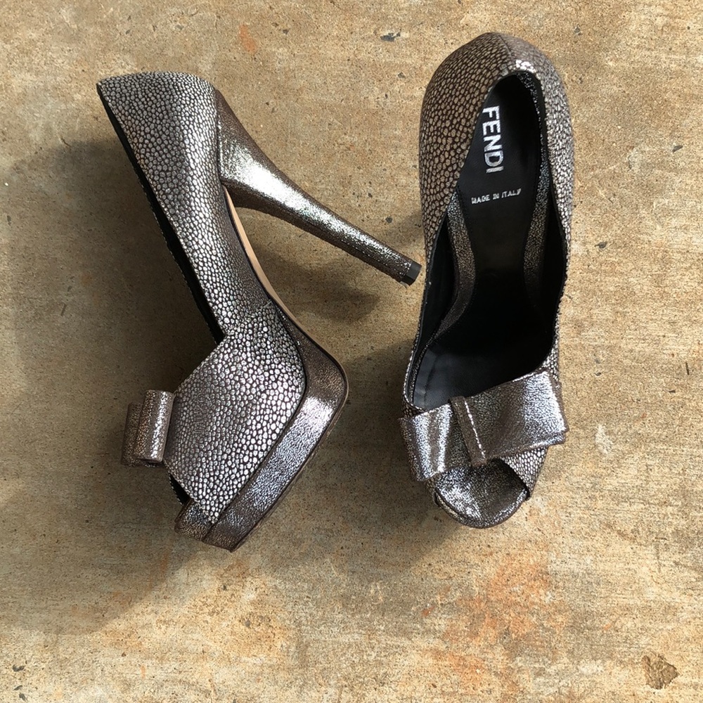 Fendi heels...